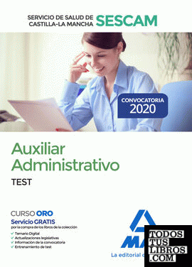 Auxiliar Administrativo del Servicio de Salud de Castilla-La Mancha (SESCAM). Test