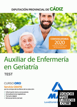 Auxiliares de Enfermería en Geriatría de la Diputación Provincial de Cádiz. Test