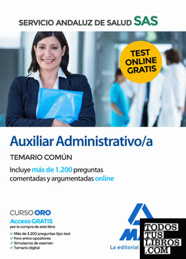 Auxiliar Administrativo/a del Servicio Andaluz de Salud. Temario Común