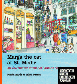 Marga the cat at St. Medir
