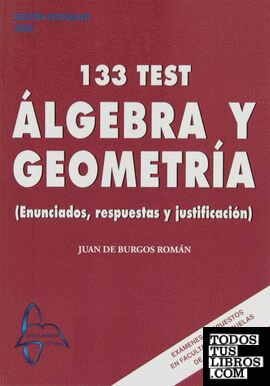 133 TEST ALGEBRA Y GEOMETRIA