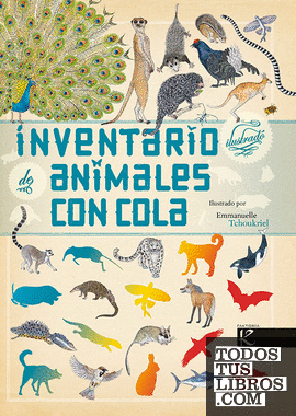 Inventario ilustrado de animales con cola