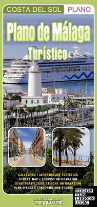 Plano de Málaga. Turístico