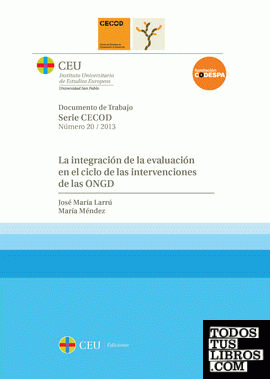 La integración de la evaluación en el ciclo de las intervenciones de las ONGD