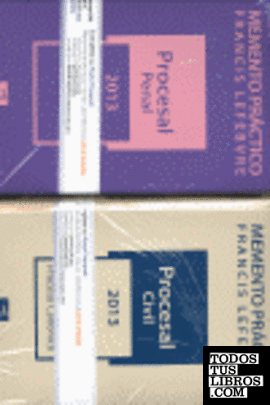 Pack memento práctico procesal penal 2013 + memento practico procesal civil 2013