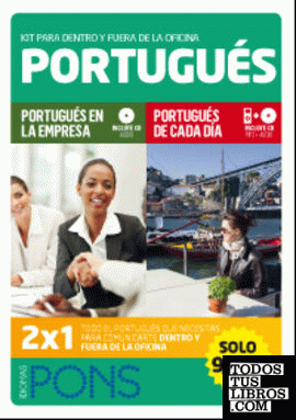 Kit para dentro y fuera de la oficina. Portugués (2 libros + 2 CD)