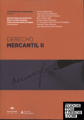 Derecho Mercantil II