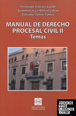 Manual de derecho procesal civil II