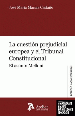 La cuestión prejudicial europea y el Tribunal Constitucional.