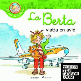 La Berta  viatja amb avió
