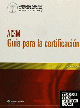 ACSM Guía para la certificación