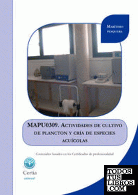 MAPU0309 Actividades de cultivo de plancton y crÃ­a de espec