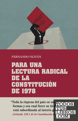 Para una lectura radical de la Constitución de 1978