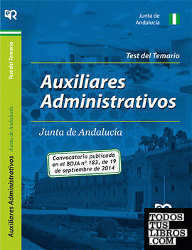 Auxiliares Administrativos de la Junta de Andalucía. Test del Temario