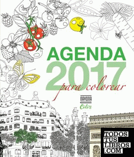 Agenda para colorear 2017