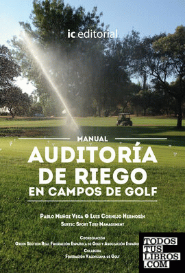 Manual auditoría de riego en campos de golf