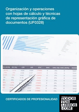 Organización y operaciones con hojas de cálculo y técnicas de representación gráfica de documentos (UF0328)
