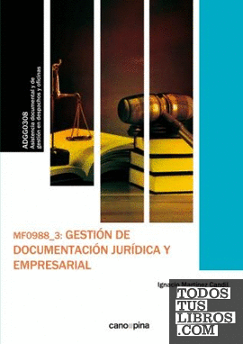 MF0988 Gestión de documentación jurídica y empresarial