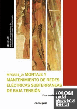 MF0824 Montaje y mantenimiento de redes eléctricas subterráneas de baja tensión