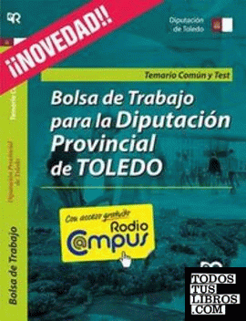 Bolsa de Trabajo de la Diputación de Toledo. Temario Común y