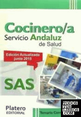 Temario común y test Cocinero/a del Servicio Andaluz de Salud (SAS)