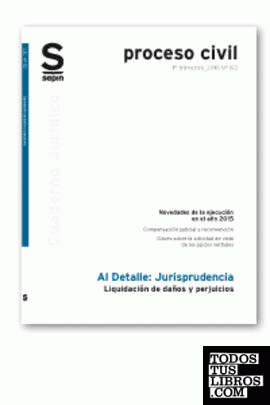 Liquidación de daños y perjuicios Liquidación de daños y perjuicios
