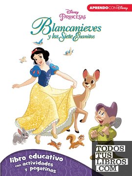 Blancanieves y los siete enanitos. Libro educativo con actividades y pegatinas (Disney. Actividades)