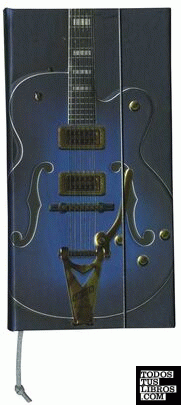 Libreta pequeña gretsch 6120 (guitarra azul)
