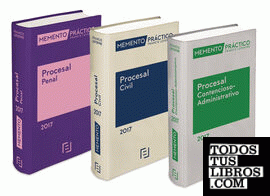 Pack memento práctico procesal civil 2017 + memento práctico procesal penal 2017 + memento practico procesal contencioso administrativo 2017