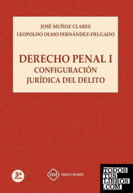 DERECHO PENAL I CONFIGURACION JURIDICA DEL DELITO