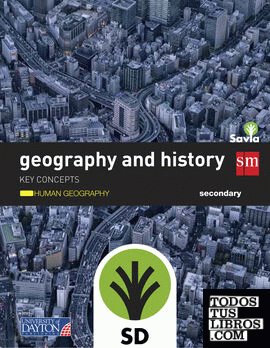 SD Profesor. Geography and history. SEC;E100ondary. Savia. Key Concepts: Geografía humana