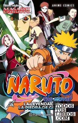 Naruto Anime Comic nº 03 La leyenda de la piedra de Gelel