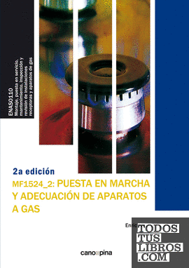 MF1524 Puesta en marcha y adecuación de aparatos a gas 2ª edición