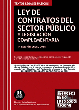 Ley de Contratos del Sector Público y legislación complementaria
