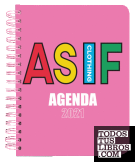 Agenda anual semana vista 2021 AS IF