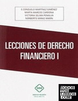 DERECHO FINANCIERO I. PARTE GENERAL