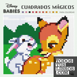 Cuadrados mágicos para colorear - Disney Babies