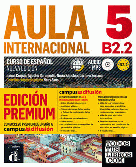 Aula Internacional Nueva Edición 5 Premium libro del alumno + CD