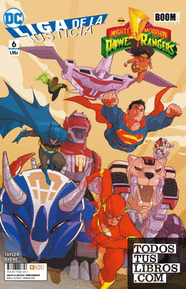 Liga de la Justicia/Power Rangers núm. 06
