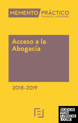 Memento Acceso a la Abogacía 2018-2019