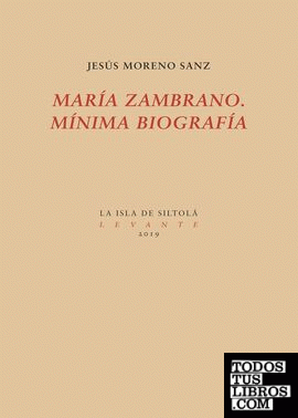 María Zambrano. Mínima biografía