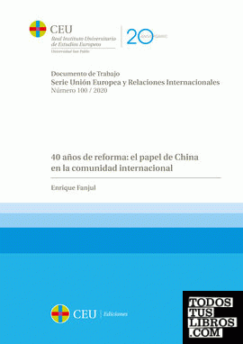 40 años de reforma: el papel de China en la comunidad internacional
