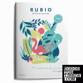 Mi cuaderno de verano RUBIO. 3-4 años