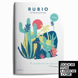 Mi cuaderno de verano RUBIO. 7-8 años