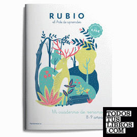 Mi cuaderno de verano RUBIO. 8-9 años