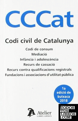Codi Civil de Catalunya. 1a edició butxaca.