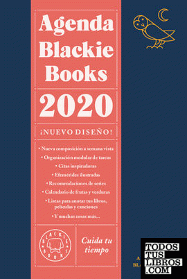 Agenda Blackie Books 2020