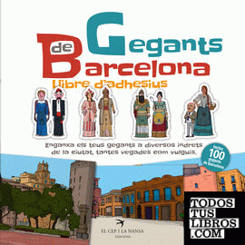 Gegants de Barcelona. Llibre d'adhesius