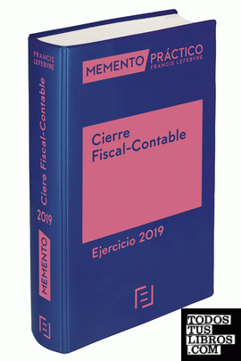Memento Cierre Fiscal-Contable. Ejercicio 2019