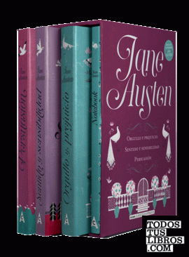 Estuche - Jane Austen: mejores títulos + notebook
